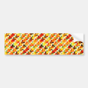 Pegatina Para Coche Diseño de triángulos abstractos y simples