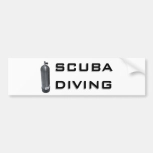 Pegatina Para Coche ¡Diseño del buceo con escafandra!