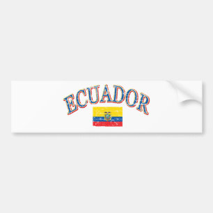 Pegatina Para Coche Diseño del fútbol de Ecuador