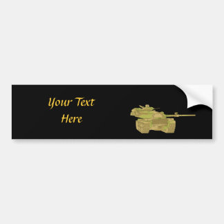 Pegatina Para Coche Diseño del tanque militar de Camo
