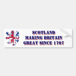 Pegatina Para Coche Diseño escocés patriótico del Union Jack