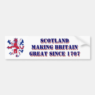 Pegatina Para Coche Diseño escocés patriótico del Union Jack