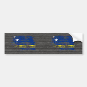 Pegatina Para Coche Diseño fresco de la bandera de Corazon