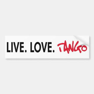 Pegatina Para Coche ¡Diseño fresco del tango vivo del amor!