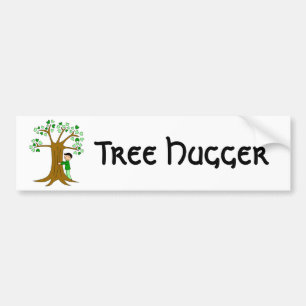 Pegatina Para Coche Diseño lindo de Hugger del árbol