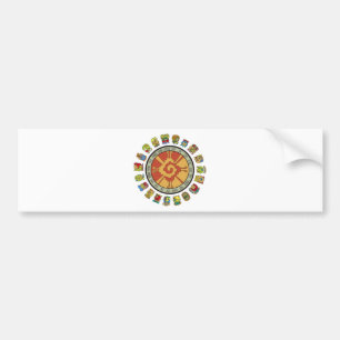 Pegatina Para Coche Diseño maya del calendario