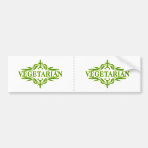 Pegatina Para Coche Diseño vegetariano Bonito