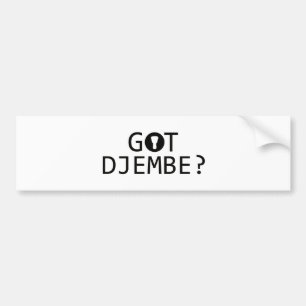 Pegatina Para Coche Diseños de la música de DJEMBE
