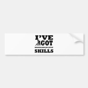 Pegatina Para Coche Diseños de los artes marciales de Jiu Jitsu del