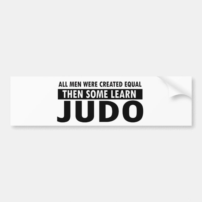 Pegatina Para Coche diseños del judo (Frente)