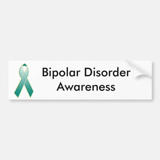 Pegatina Para Coche DisorderAwareness bipolar (Frente)