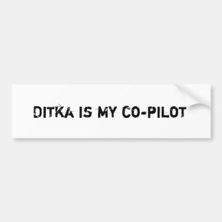 Pegatina Para Coche Ditka es mi copiloto