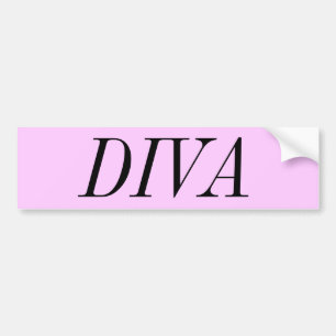 PEGATINA PARA COCHE DIVA