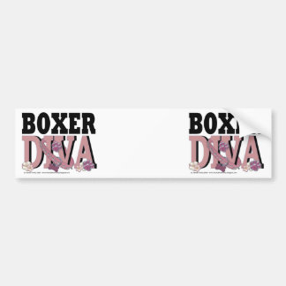 Pegatina Para Coche DIVA del boxeador