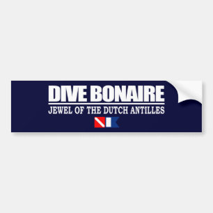 Pegatina Para Coche Dive Bonaire Bumpersticker