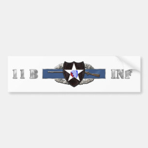 Pegatina Para Coche división de infantería 11B 2do