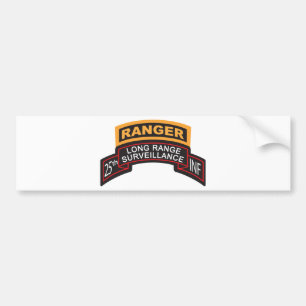 Pegatina Para Coche División de Infantería 25ª LRS Scroll, Pestaña
