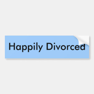 Pegatina Para Coche Divorciado feliz
