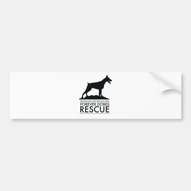 Pegatina Para Coche dobe-BW-gráfico (Frente)