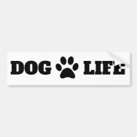 Dog Life Paw Print Cute