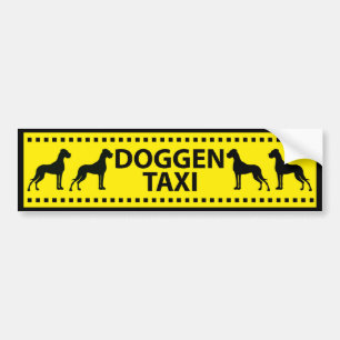 Pegatina Para Coche Doggen taxis