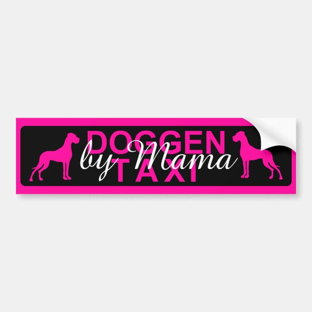 Pegatina Para Coche Doggen taxis spezial (Frente)