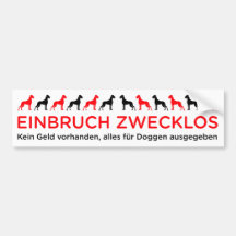 Doggenautoaufkleber