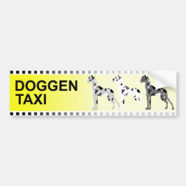 Pegatina Para Coche Doggentaxi