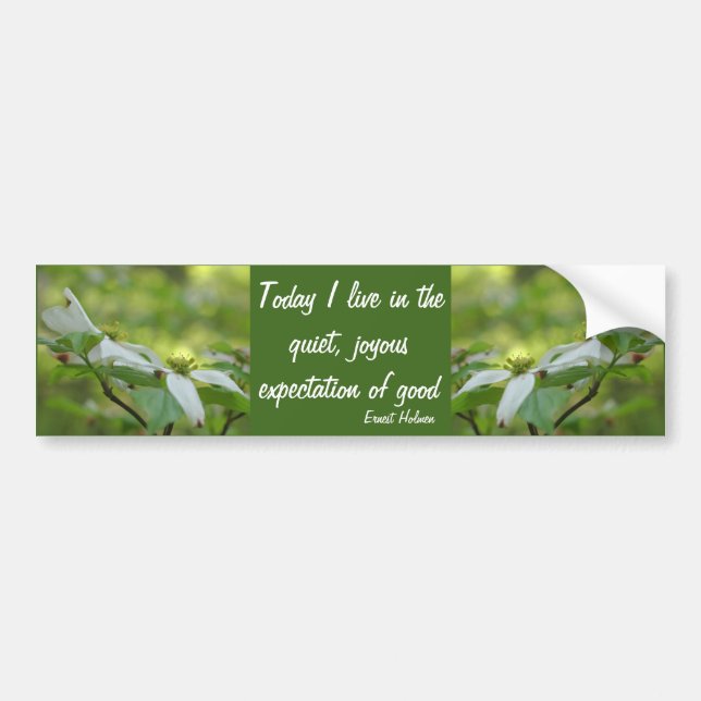 Pegatina Para Coche Dogwood Goodness Inspirational Quote  (Frente)