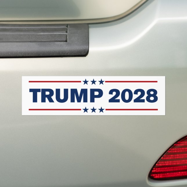 Pegatina Para Coche Donald Trump 2028 (en coche)
