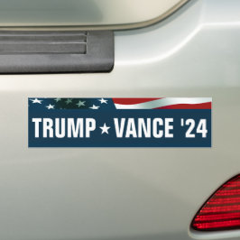 Pegatina Para Coche Donald Trump JD Vance presidente 24