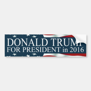 Pegatina Para Coche Donald Trump para presidente 2016