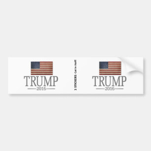 Pegatina Para Coche Donald Trump - Presidente 2016