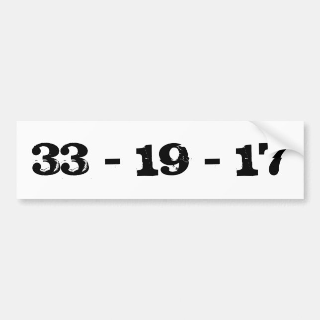 Pegatina Para Coche "Donde está usted que va, donde téngale estado " (Frente)