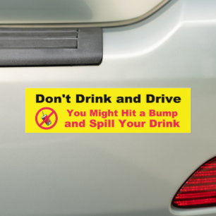 Pegatina Para Coche Don't Drink and Drive