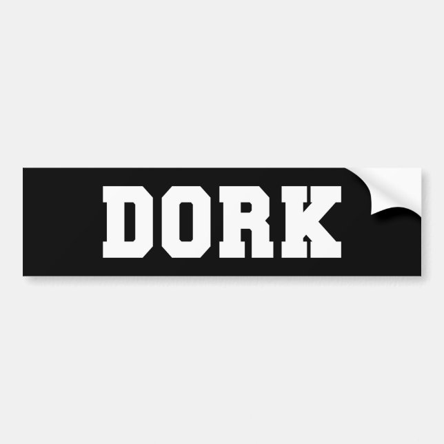 PEGATINA PARA COCHE DORK (Frente)