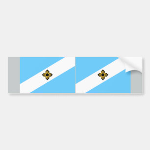 Pegatina Para Coche DOS Banderas de Madison