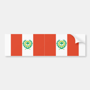 Pegatina Para Coche DOS Raleigh, Bandera de Carolina del Norte