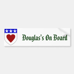 Pegatina Para Coche Douglas a bordo