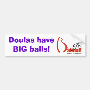 Pegatina Para Coche DoulasBigBalls1-Get Babied