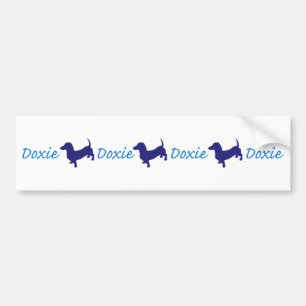 Pegatina Para Coche Doxie-Doxie-Doxie-Dachshund