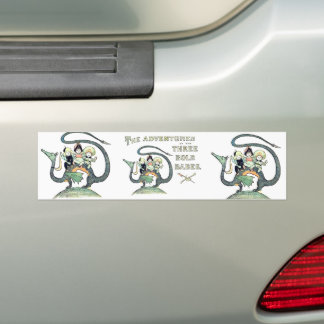 Pegatina Para Coche Dragón 3 Negrita