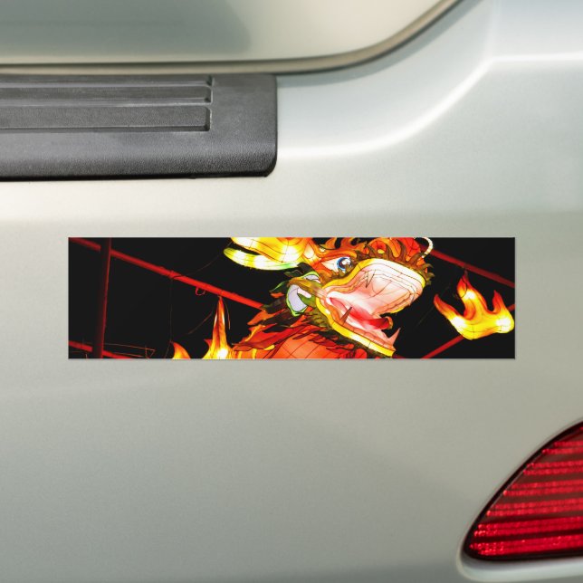 Pegatina Para Coche Dragón de fuego Zhulong (en coche)