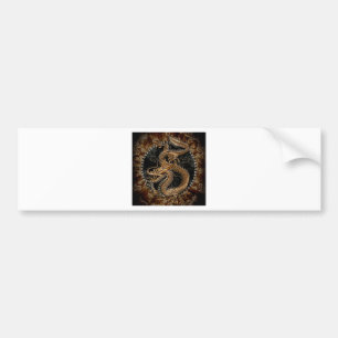 Pegatina Para Coche Dragon Pentagram