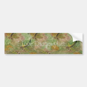 Pegatina Para Coche Dragonfly Cotton Candy