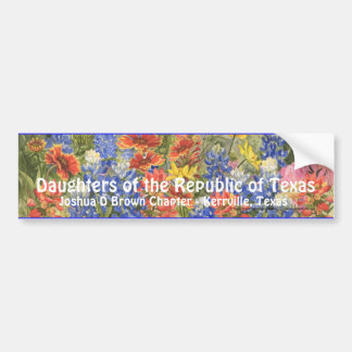 Pegatina Para Coche DRT TexasWildflower Bumpersticker