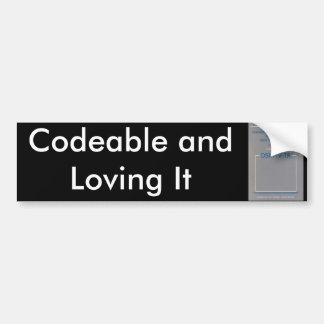 Pegatina Para Coche DSM-IV, Codeable y amor de él