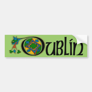Pegatina Para Coche Dublín Bumper Sticker