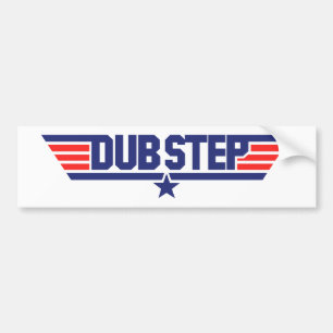 Pegatina Para Coche Dubstep (alas y estrella)