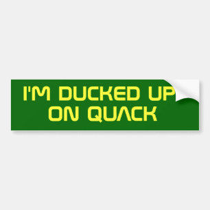 PEGATINA PARA COCHE DUCKED PARA ARRIBA EN CURANDERO